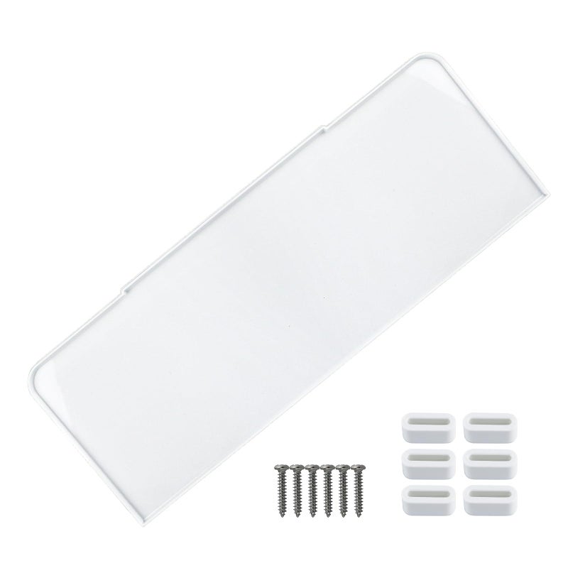 BUMLLASHOP Comfortable Bathroom Toilet Tank Lid Bathroom Decor Accessories 40271 Universal Toilet Tank Replacement Coverï¼ˆWhiteï¼‰ - Image 1