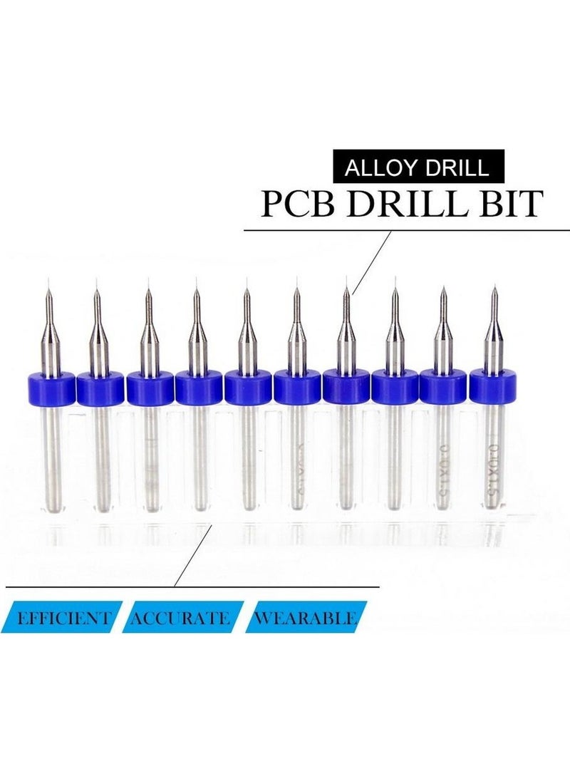 Profisher - Profi̇sher PCB Drill Bit 0.1 mm Tungsten Micro Carbide 10's - Image 1