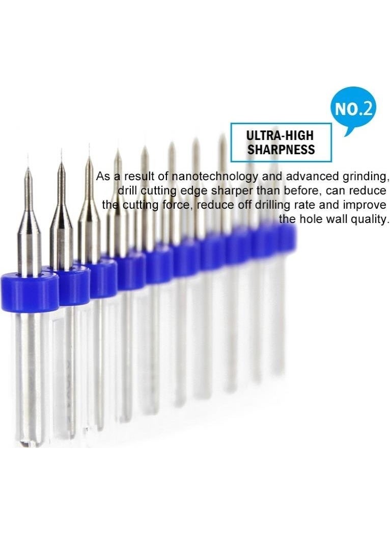 Profisher - Profi̇sher PCB Drill Bit 0.1 mm Tungsten Micro Carbide 10's - Image 1