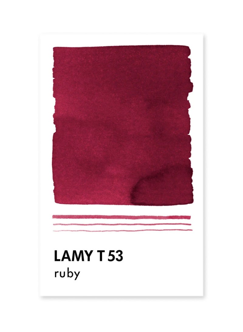 LAMY Crystal Ink Bottle For Fountain Pens And Calligraphy 30ml Content Ruby Ink Colour - Image 4