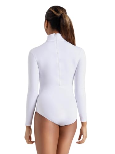 Capezio womens Tb41 athletic leotards, White, Small US - Image 4