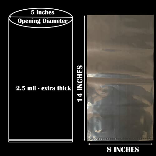 tutata Aquarium Fish Bags, Leak Proof Poly Bags, 3 Mil Extra Thickness Transporting Shipping Containers for Live Fish - Image 3