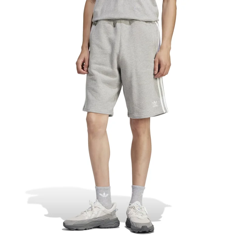 Adidas Originals Grey 3-STRIPE SHORT Grey Originals Men SHORTS for Men | Best Price UAE