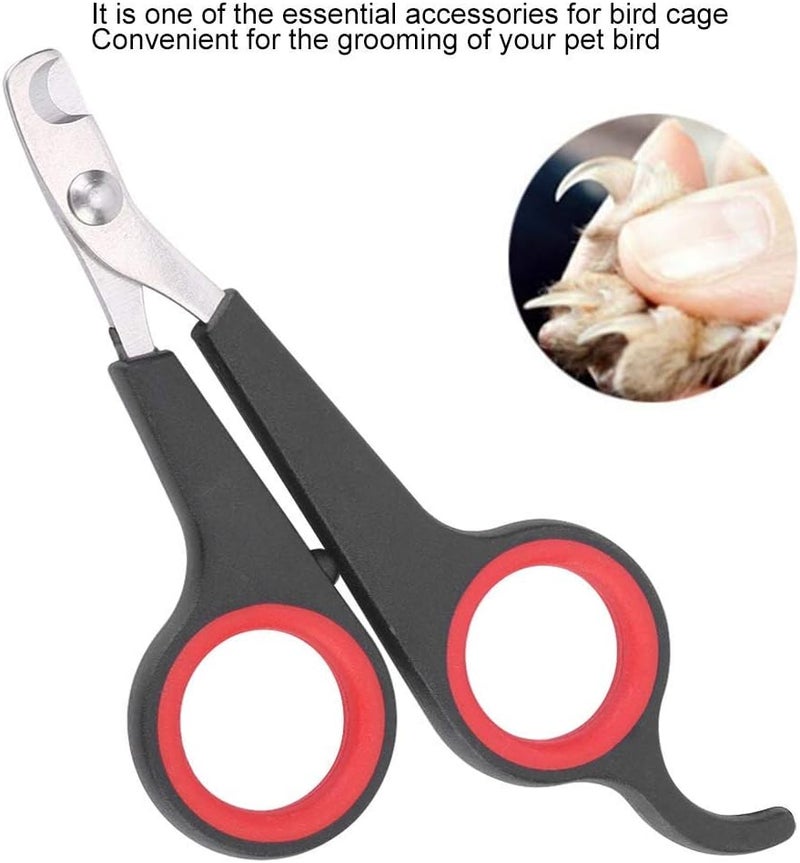 Simlug Solid Stainless Steel Bird Nail Clipper, Bird Cage Essential Accessories, Bird Grooming Tool Accessory for Pet Store & Parrot - Image 3