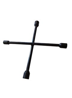 Generic 14Inch Heavy Duty 4 Way Car Wheel Tire Cross X Wrench Lug Brace Bolt Nut - Black 