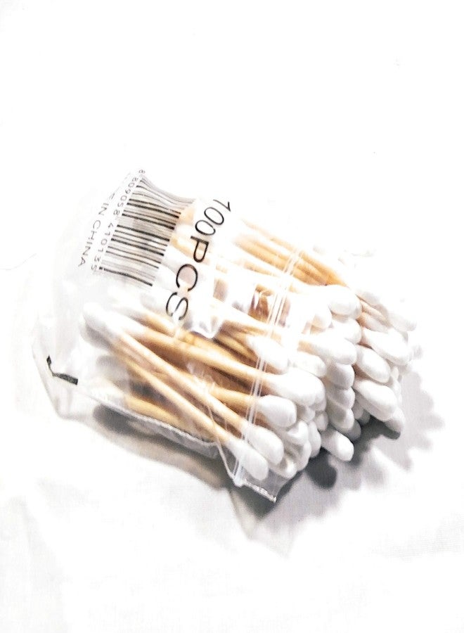 A2Z Store Cotton Earbuds Wooden 100% Pure Cotton Extra Soft Ear Buds Set of 4 (300 Tips) - Image 2