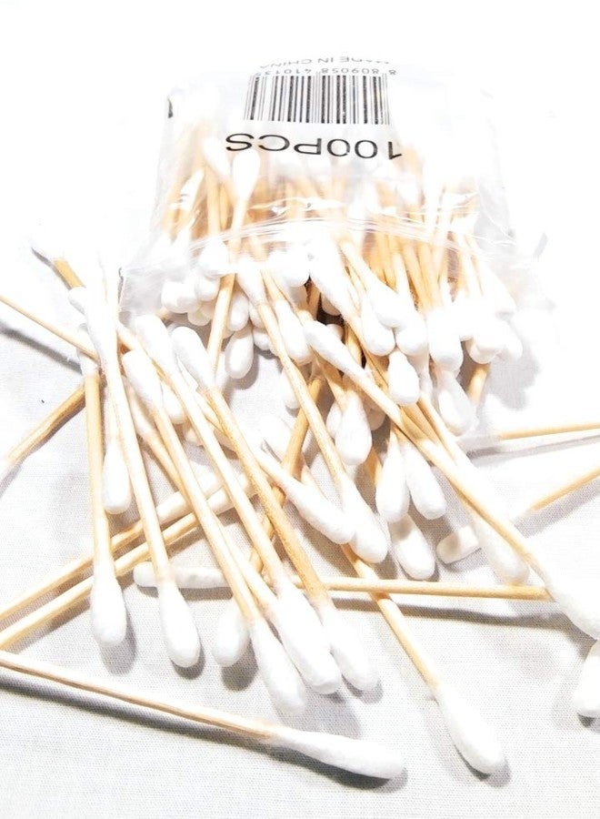 A2Z Store Cotton Earbuds Wooden 100% Pure Cotton Extra Soft Ear Buds Set of 4 (300 Tips) - Image 3