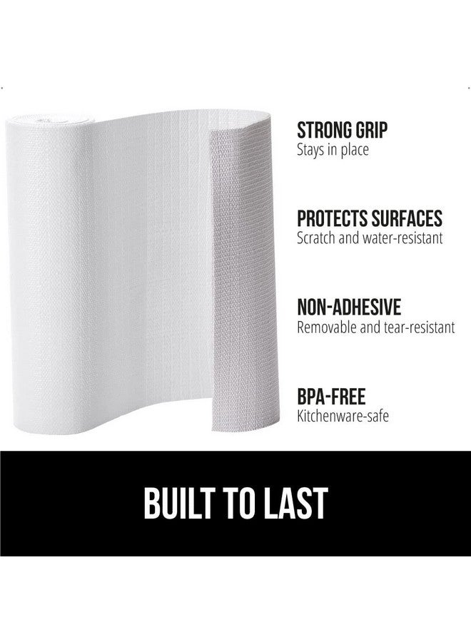 Gorilla Grip GORILLA GRIP Slip Resistant Drawer and Shelf Liner 2 Pack, Non Adhesive Water Resistant, Easy Clean and Trim, Smooth Surface Liners for Kitchen Cabinet, Shelves, Drawers, Pantry, 20 in x 20 FT, White  - Image 2