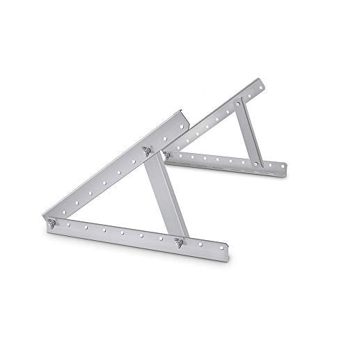 Newpowa Adjustable Solar Panel Tilt Mount Brackets, Folding Tilt Legs, Compatible with 20 50 75Watt Panels for RV, Roof, Off-Grid (20inch Width) - Image 2
