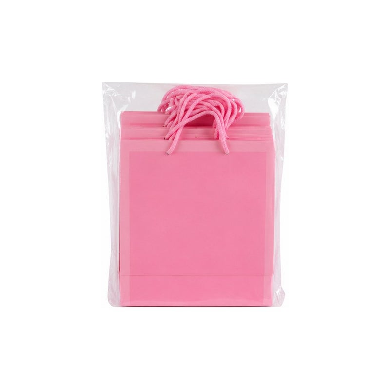 Special Occasion: Pink Paper Bag with Handles, Pack of Bags for Party Favour - Image 2