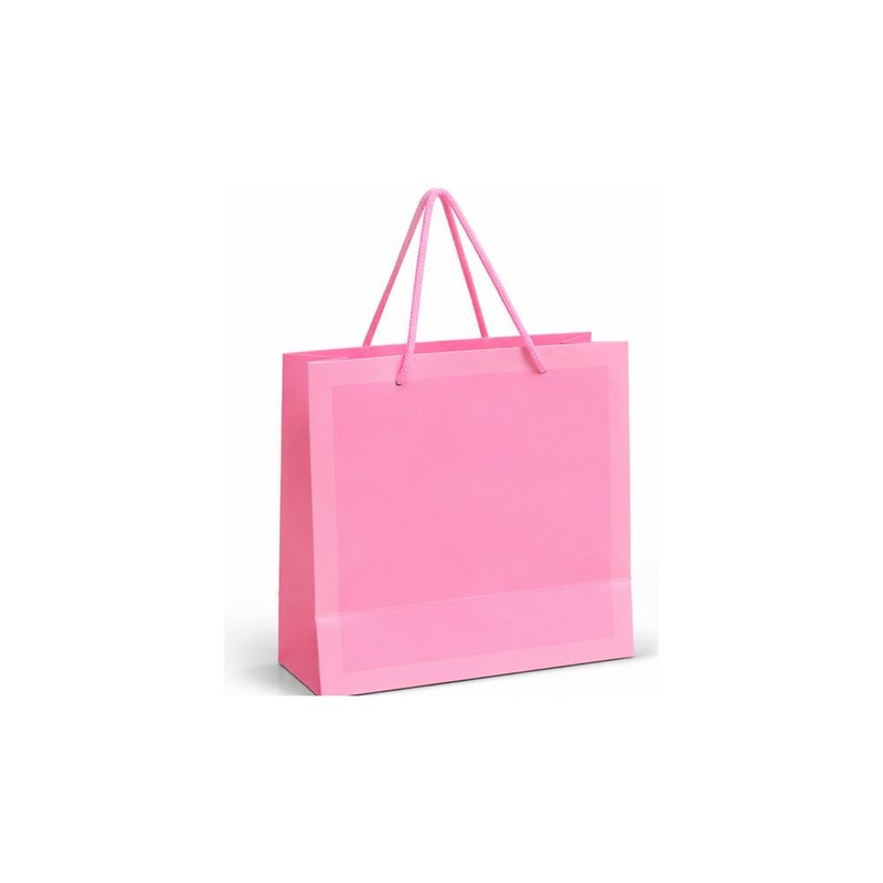 Special Occasion: Pink Paper Bag with Handles, Pack of Bags for Party Favour - Image 1