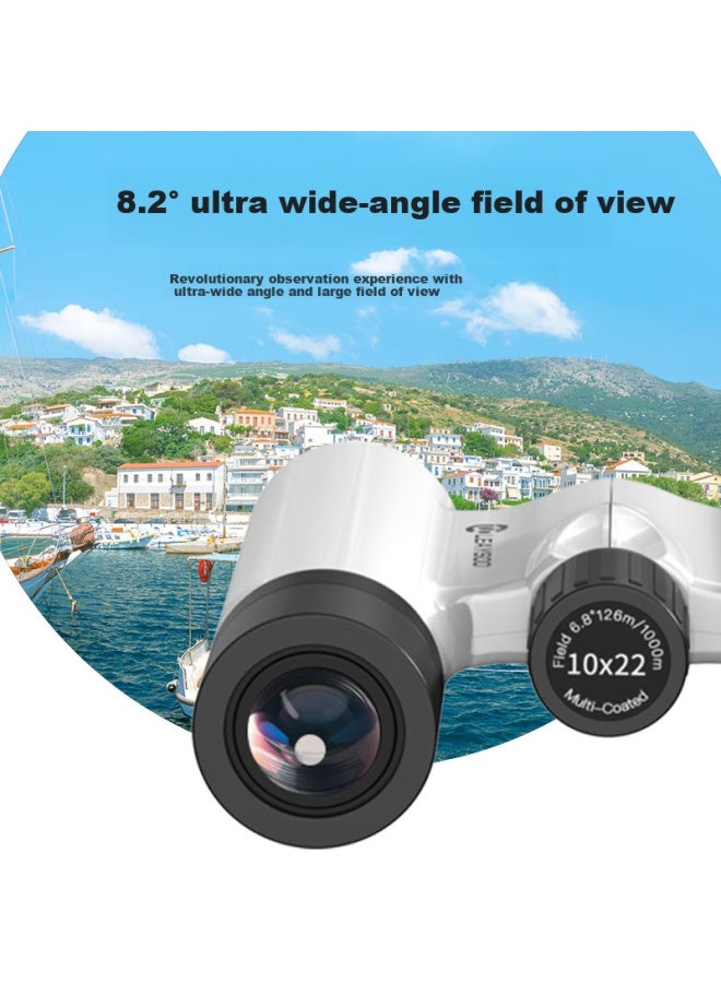 Leaysoo Xingyao 10x22 Pink High-definition High-magnification Fashionable Portable Binoculars For Adults, Outdoor Concert Viewing - Image 1