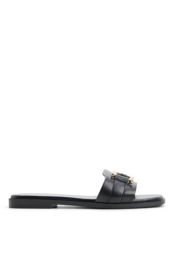 Call it Spring Missyy Ladies Black Flat Sandals