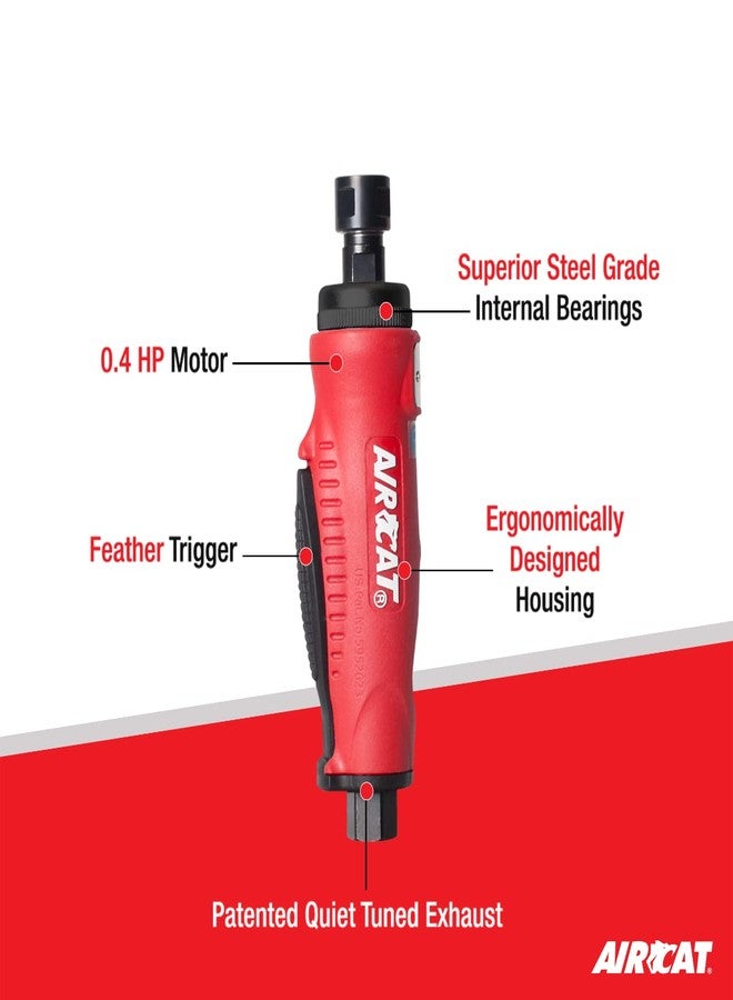 ايركات أدوات تعمل بالهواء المضغوط AIRCAT 6200: مطحنة صغيرة مستقيمة بقدرة 0.4 حصان بسرعة 20000 دورة في الدقيقة - Image 2