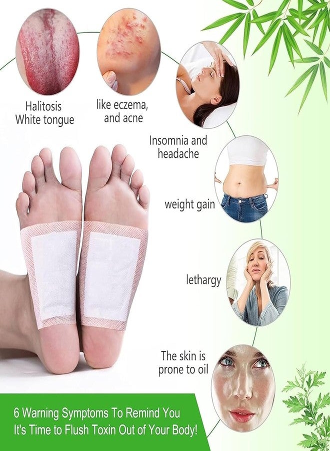 Natural Cleansing Detox Foot Pads10 Patches |Pain Free Foot Pads for Stress Relief Sleep |Remove Toxins Cleansing Detox foot Patches Kit - Image 3