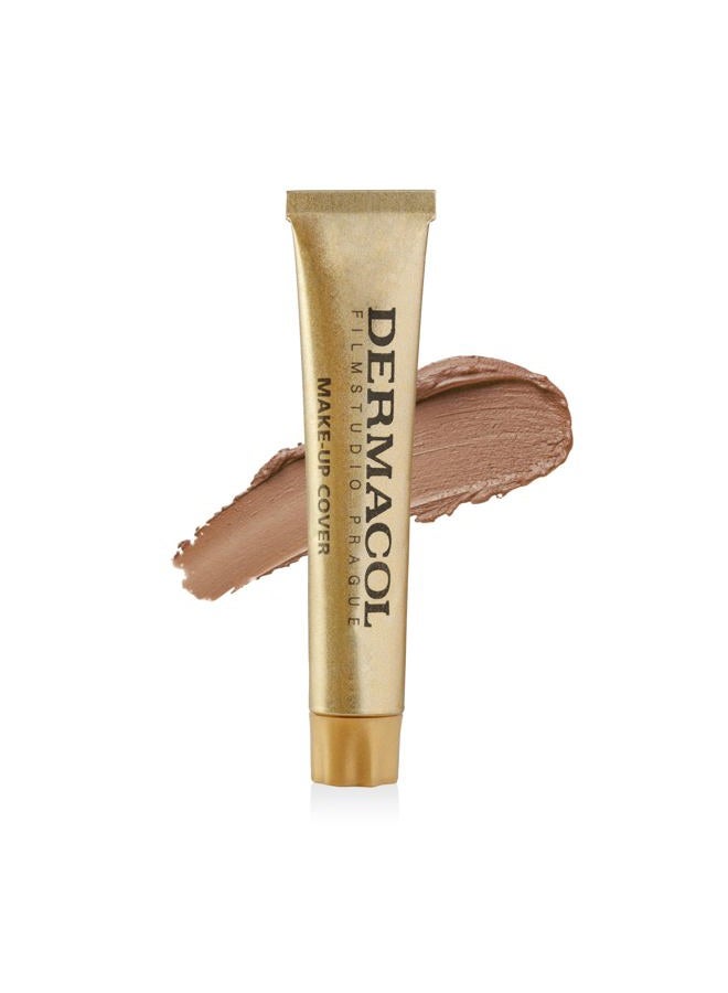 Dermacol Full Coverage Foundation | Long Lasting Waterproof Makeup Cover Cream SPF30 | Hypoallergenic & Light Weight Liquid | Tattoo, Acne, Spots, Under-eye Skin Cover-up | 229, 30g - Image 2