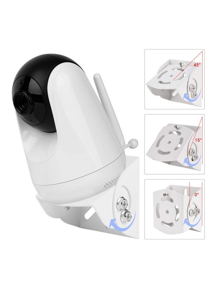 Uogw Baby Monitor Mount Compatible With Vava Baby Monitor Camera Vaih006 Vaih009 Hipp Baby Monitoradjustable Angle Wall Mount Bracketaluminum Alloy Material (White) - Image 4