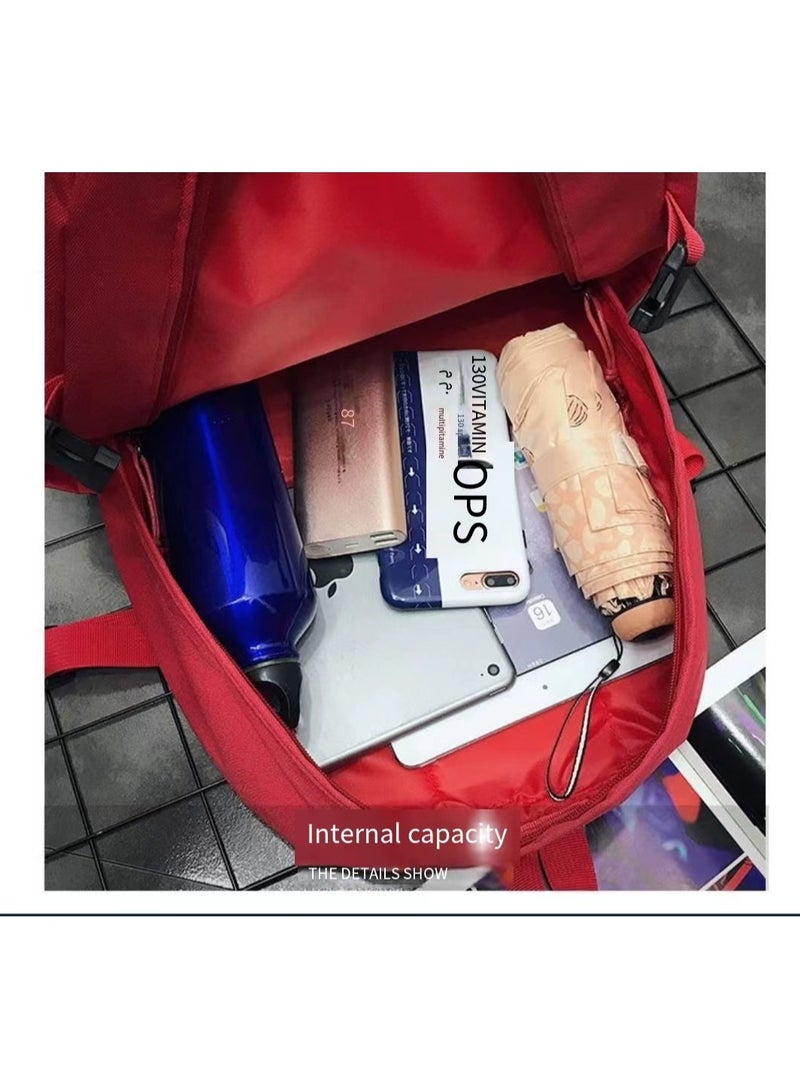 Converse Casual Red Backpack 2024 New - Image 2