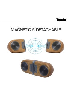 Toreto TOR 310 Twin MAGNO Magnetic Bluetooth Speaker with TWS Technology  - Image 4