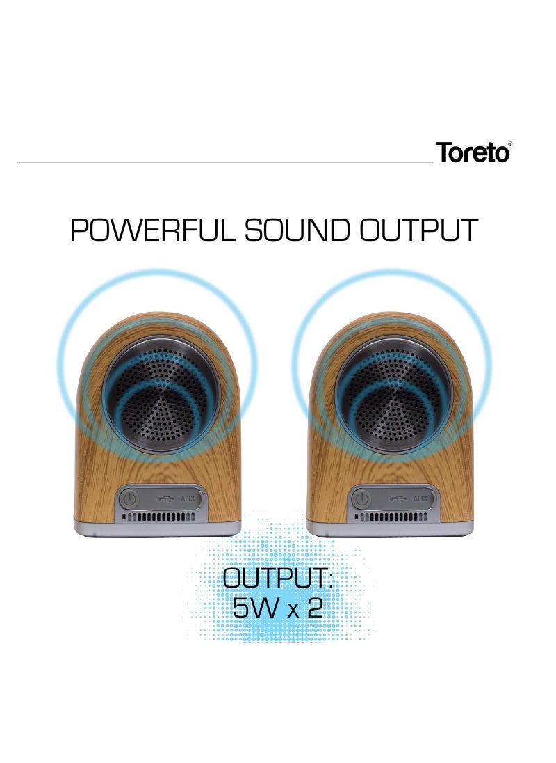 Toreto - TOR 310 Twin MAGNO Magnetic Bluetooth Speaker with TWS Technology - Image 1