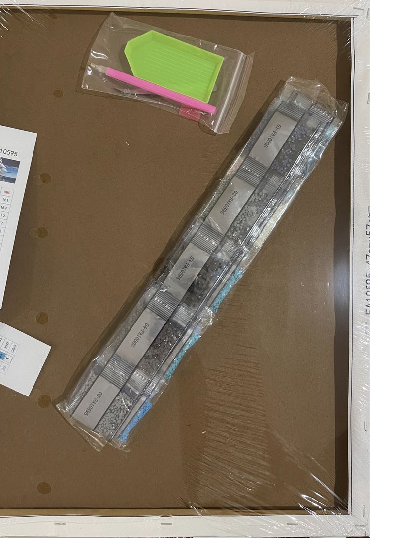 STRATEG DIY 5D Round Diamond Painting Multicolor - Image 3