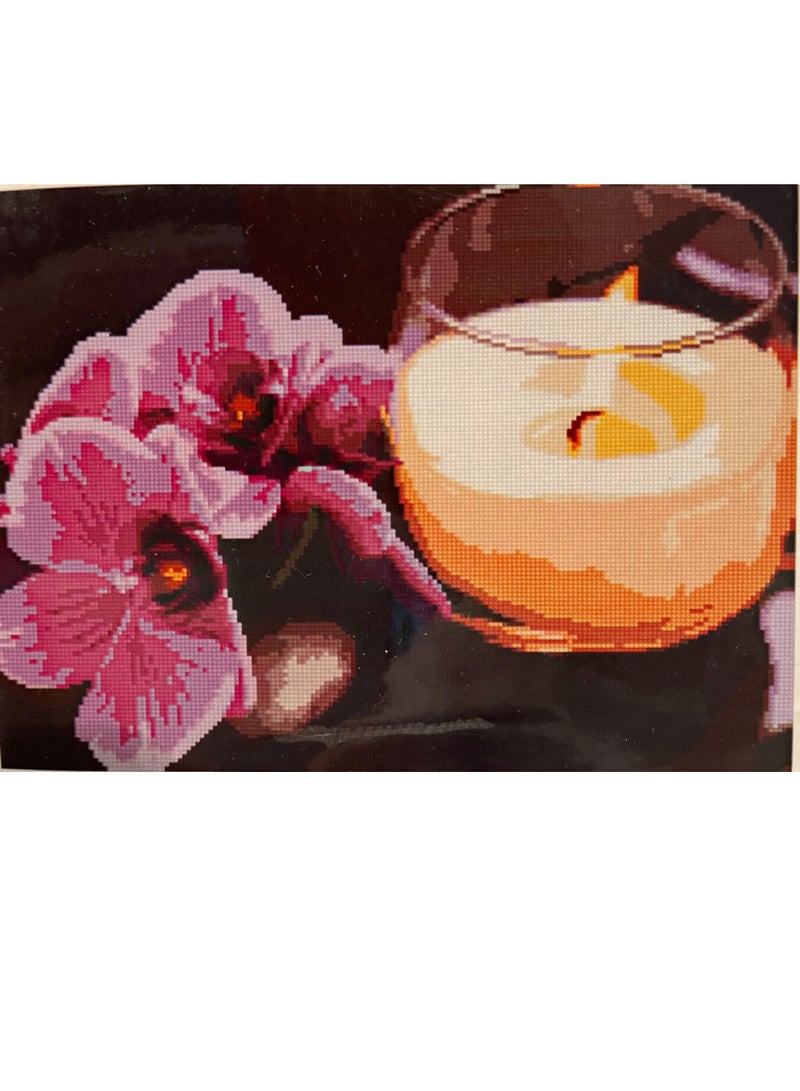 STRATEG DIY 5D Round Diamond Painting Multicolor - Image 2