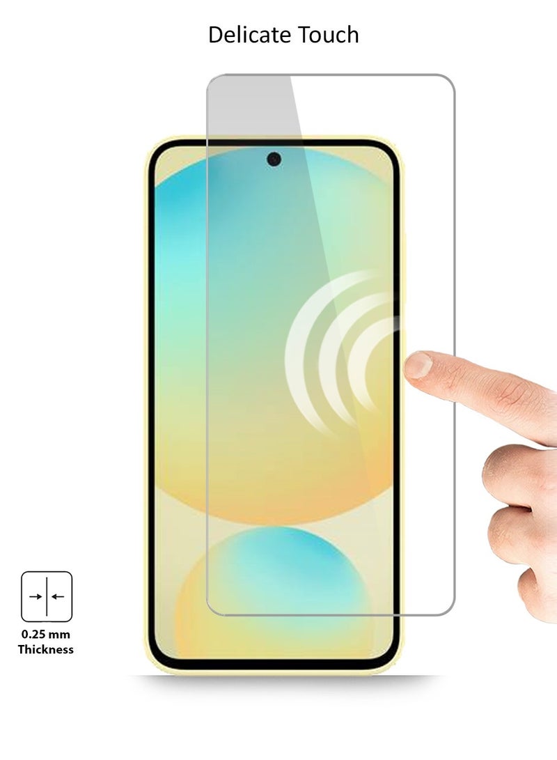 Techie حماية شاشة زجاجية مقسّاة واضحة HD من سامسونج جالاكسي S24 FE 5G - Image 4