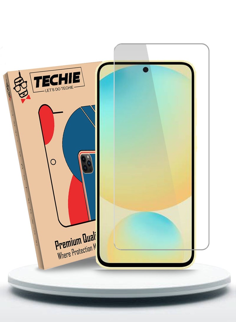 Techie حماية شاشة زجاجية مقسّاة واضحة HD من سامسونج جالاكسي S24 FE 5G - Image 1