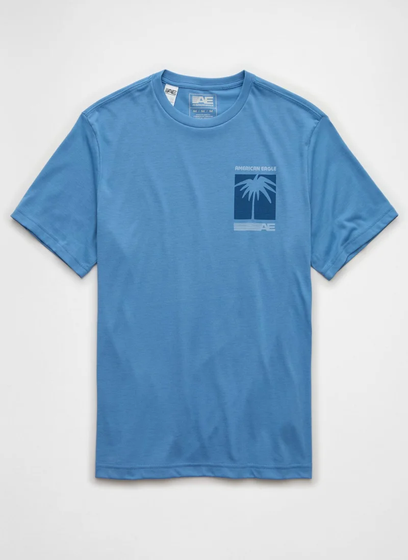 American Eagle Graphic Logo Crew Neck T-Shirt