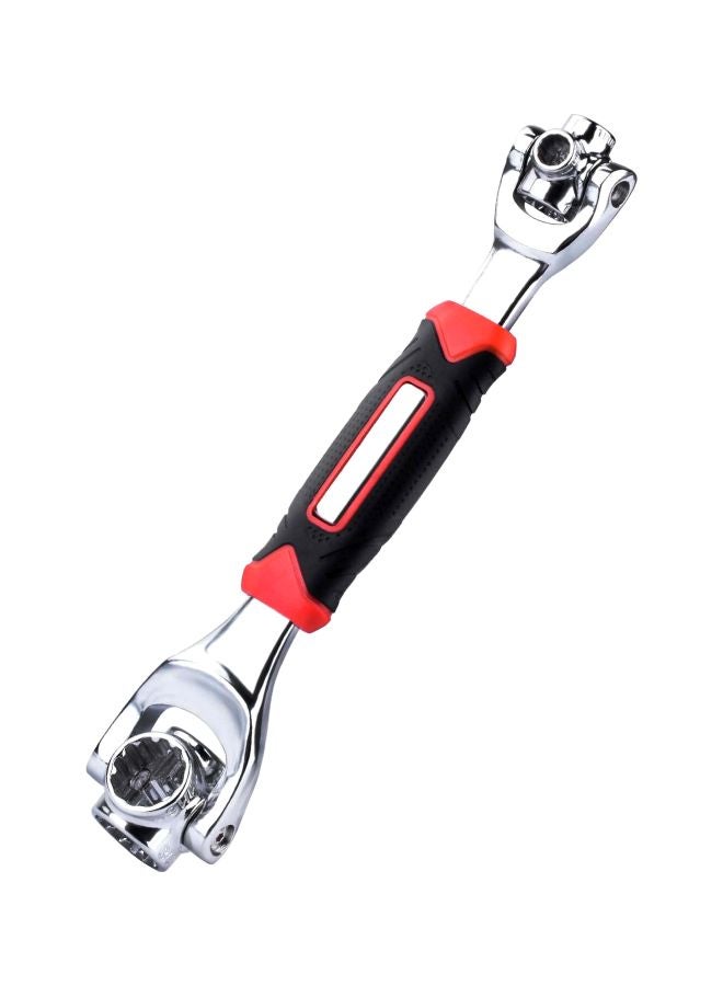 مفتاح ربط شامل 48 في 1 فضي / أسود / أحمر 14سم - Image 1