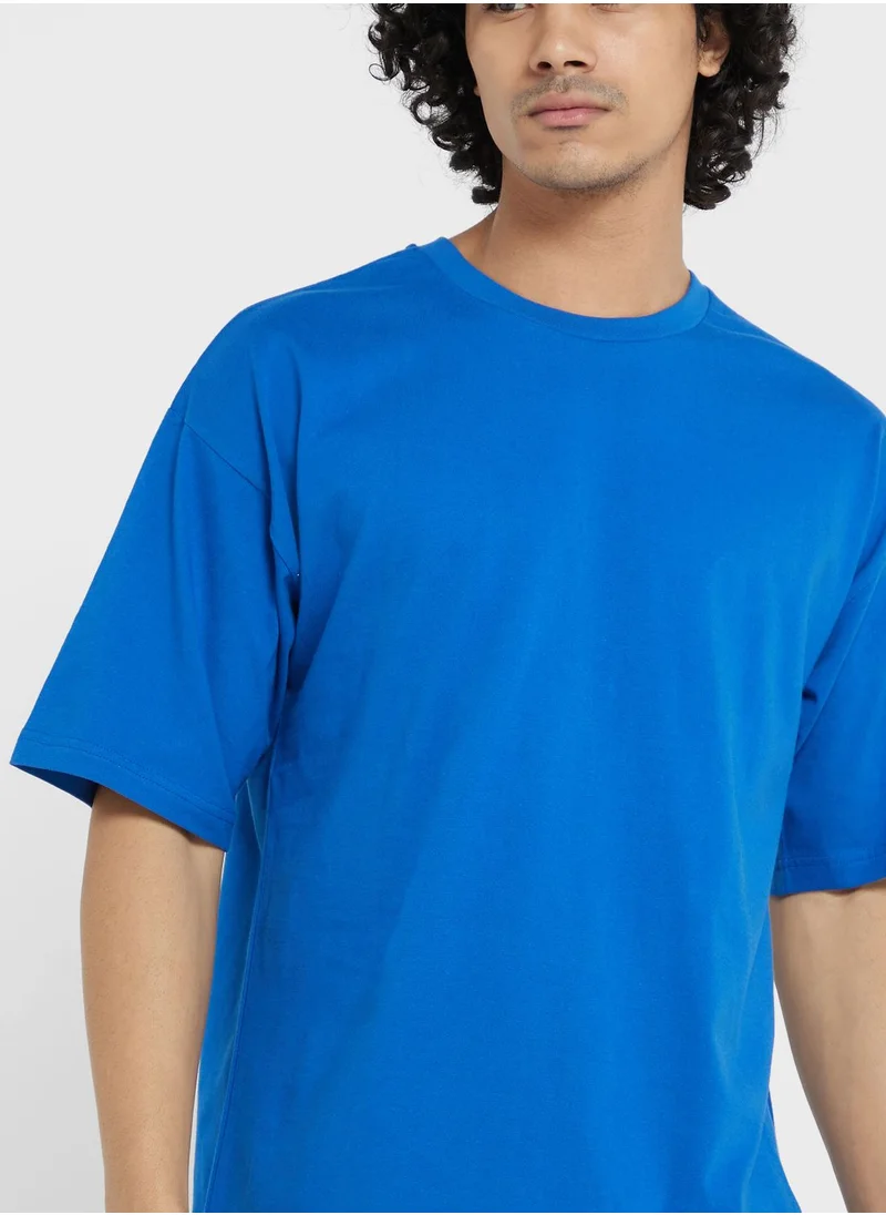 Seventy Five Contrast Printed T Shirt