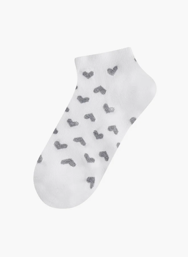 Flora Bella By Shoexpress Assorted Ankle Length Socks - Set of 5