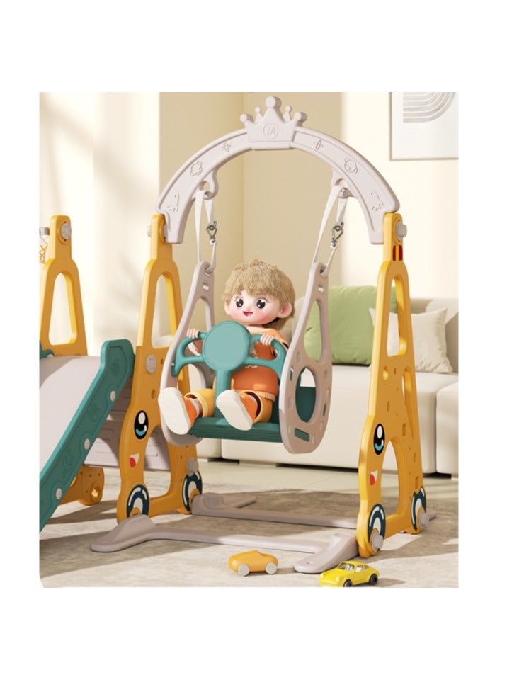 Toddler Slide for Kids Age 2 3 4 5 6 7 8 9，Baby Slide and Swing for Kid's Outdoor Indoor 3-10 Year Old，Home Kids Slides and Ball Rack Toy for Boys and Girls(D1) - Image 3