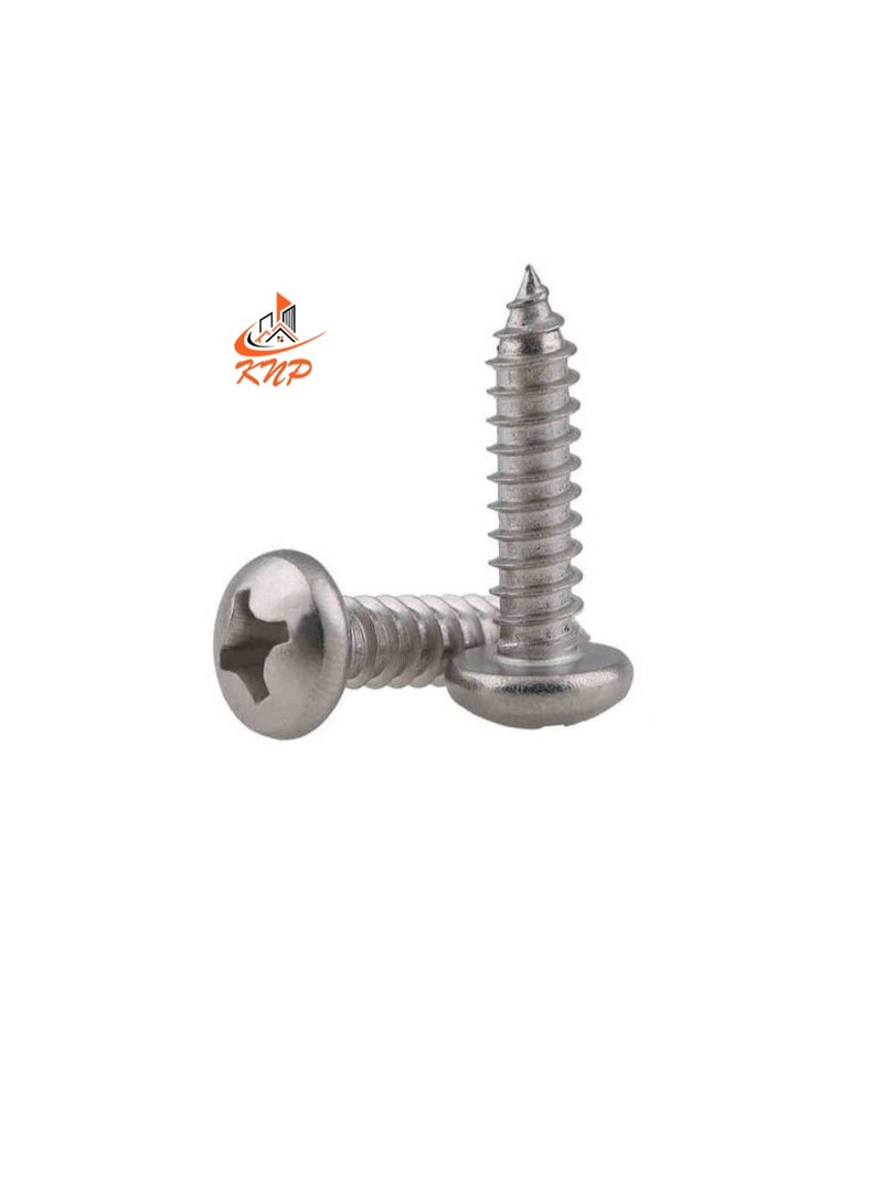 KNP Pan Head Self-Tap Screws - Pack of 60 (1/2" x 6g) - Image 2