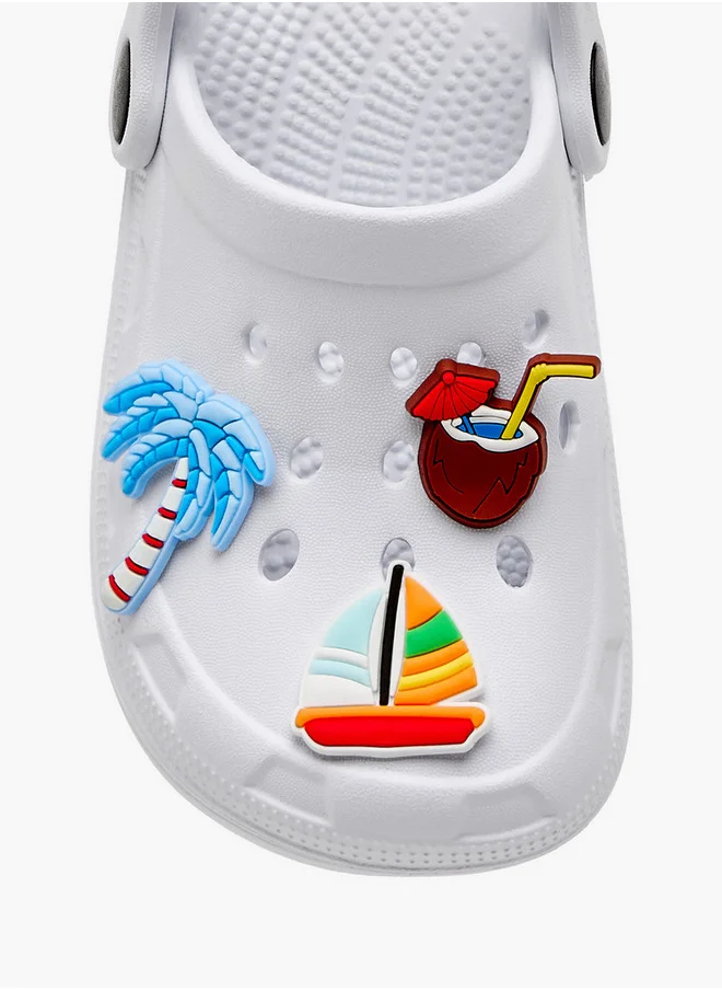 LBL by Shoexpress Boys Applique Detail Clogs with Backstrap