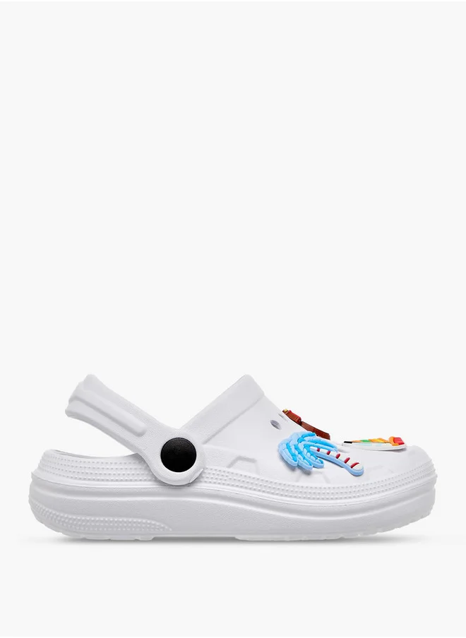 LBL by Shoexpress Boys Applique Detail Clogs with Backstrap