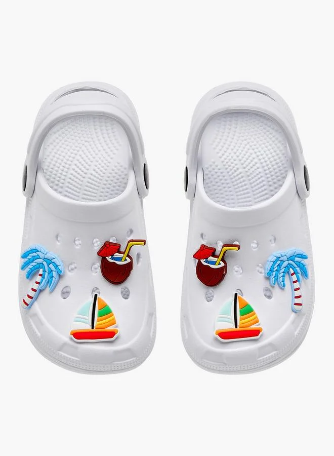 LBL by Shoexpress Boys Applique Detail Clogs with Backstrap