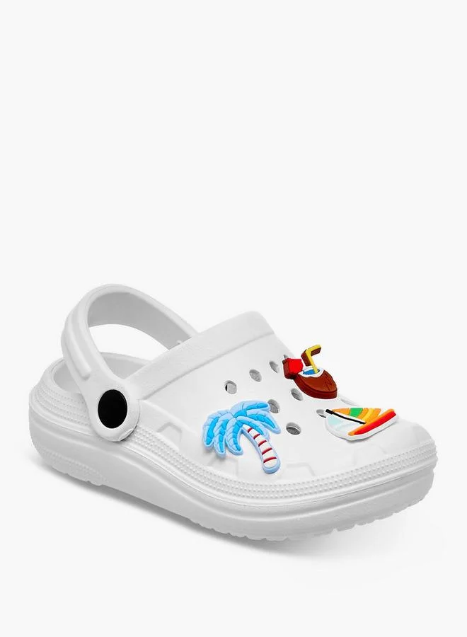 LBL by Shoexpress Boys Applique Detail Clogs with Backstrap