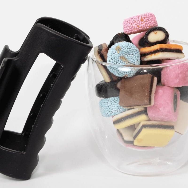 Mello The Original Mello Hair Claw Clip Squishy Claw Clip Made in Korea Patent Pending 30021976 (Black, Medium) - Image 4