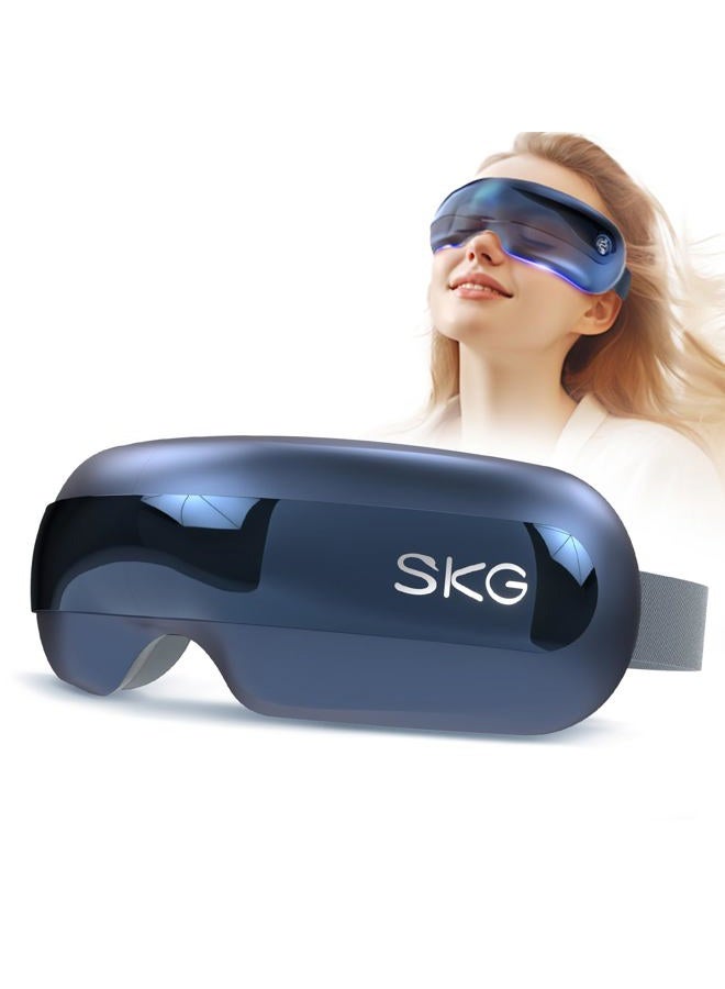 SKG Eye Massager with Heat, Bluetooth Heated Eye Massager for Migraines Relief with Vision Window Music, Soothing Eye Care to Relax Eyes, Reduce Dry Eyes, Best Gifts for Women Men, E3 PRO - Image 1