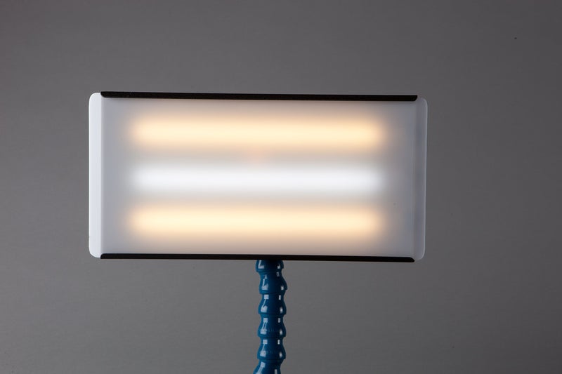 DentMagicTools.com Portable LED Light for Paintless Dent Repair – 13” Panel with Warm/Cool/Warm LED Strips – 12V with 110V Converter, Suction Base, 20ft Power Cord & Car Plug – Dent Magic PDR Tools - Image 5