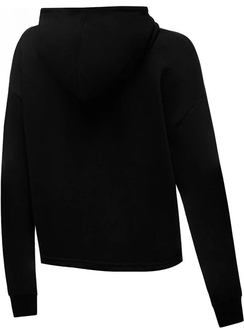بوما Women's Black Ess Crop Hoodie