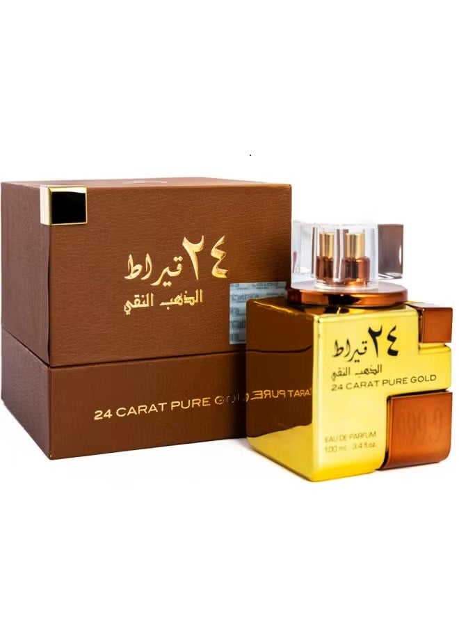 Lattafa 24 Carat Pure Gold EDP 100ml - Image 1