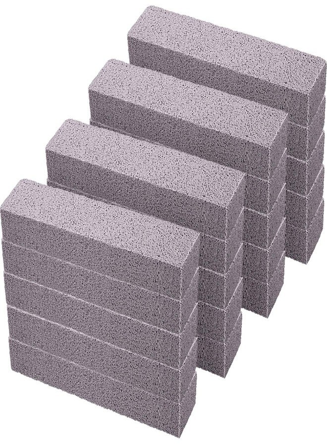 Norme 30 Pack Pumice Stones for Toilet Bowl Cleaning Scouring Pad Pumice Stick Cleaner for Cleaning Toilets, Bathtubs, Grills, Kitchen, Swimming Pools, Sinks, 5.9 x 1.4 x 0.9 Inch (Gray) - Image 1