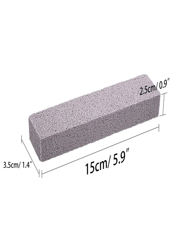 Norme 30 Pack Pumice Stones for Toilet Bowl Cleaning Scouring Pad Pumice Stick Cleaner for Cleaning Toilets, Bathtubs, Grills, Kitchen, Swimming Pools, Sinks, 5.9 x 1.4 x 0.9 Inch (Gray) - Image 2