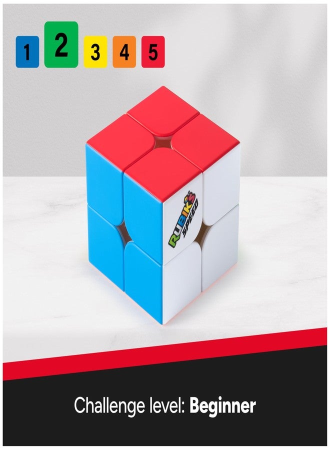 Rubik's Cube 2x2 Speed Puzzle Cube & Brain Teaser Fidget Toy - Image 4