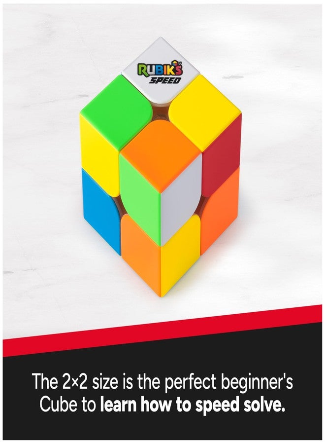 Rubik's Cube 2x2 Speed Puzzle Cube & Brain Teaser Fidget Toy - Image 3