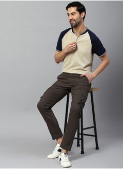 Dennis Lingo بنطال كارجو رمادي داكن للرجال من Dennis Lingo  - Image 1