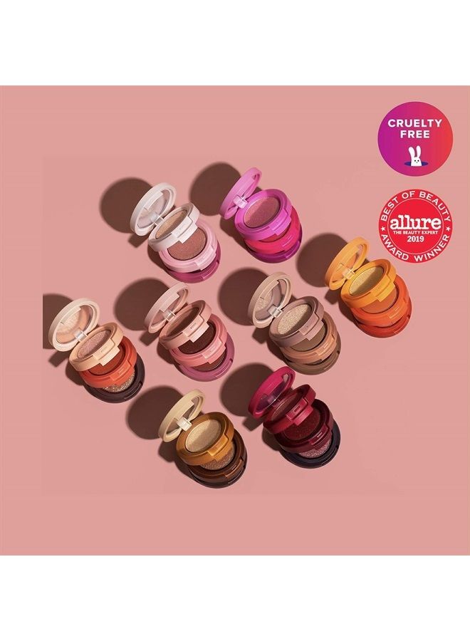 KAJA Beauty Bento Collection - Bouncy Eyeshadow Trio | Deep Rose Tones, Travel Size, 07 Glowing Guava, 2019 Allure Best of Beauty Award, 0.03 Oz - Image 4