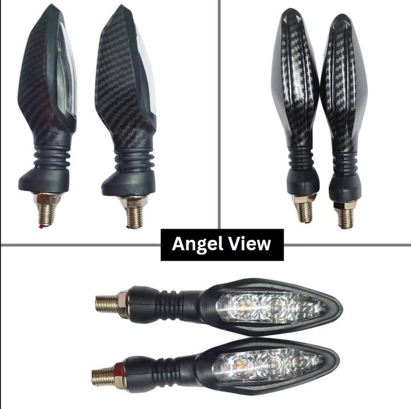 Autozap Carbon Indicator Light for Bike Turn Signal Blinker Compatible for Duke 390, Duke 190, RC 390, RC 200 (3 months Warranty) Yellow (Pack of 4) - Image 4